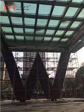 湖南運達中央廣場-八和建材鋁質(zhì)瓦楞板